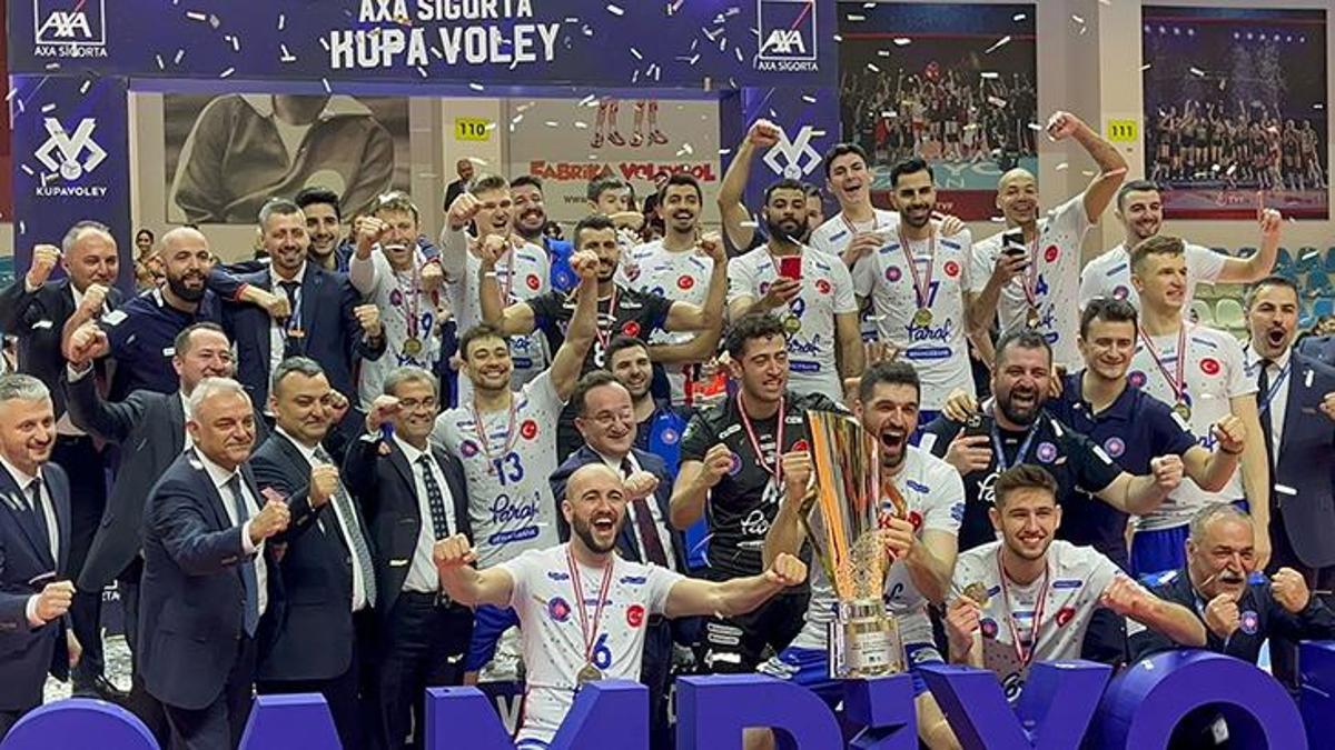 Erkekler Kupa Voley De Ampiyon Halkbank Voleybol Haberleri Spor Kral