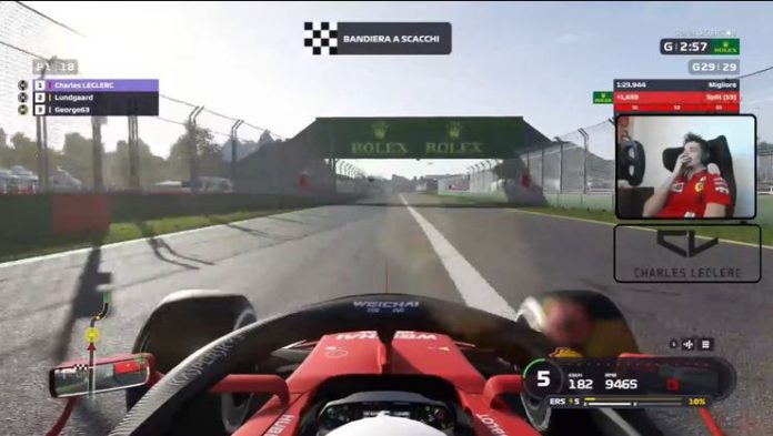 Formula 1 Sanal Grand Prix: Leclerc çıktığı ilk yarışın galibi oldu!
