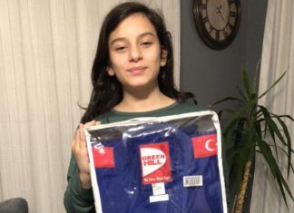 Şeyda Camkıran’a judo elbisesi hediye edildi