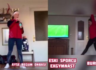 Milli cimnastikçilerden videolu “evde kal” mesajı