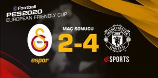 Galatasaray, Manchester United'a 4-2 yenildi