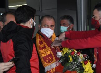 Galatasaray kafilesi Konya'da