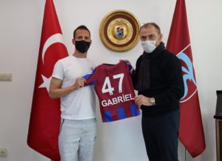 Trabzonspor’dan Joao Pereira’ya teşekkür plaketi