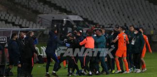 Egemen Korkmaz'ı tutamadılar! Başakşehir – Trabzonspor maçında kulübeler kapıştı