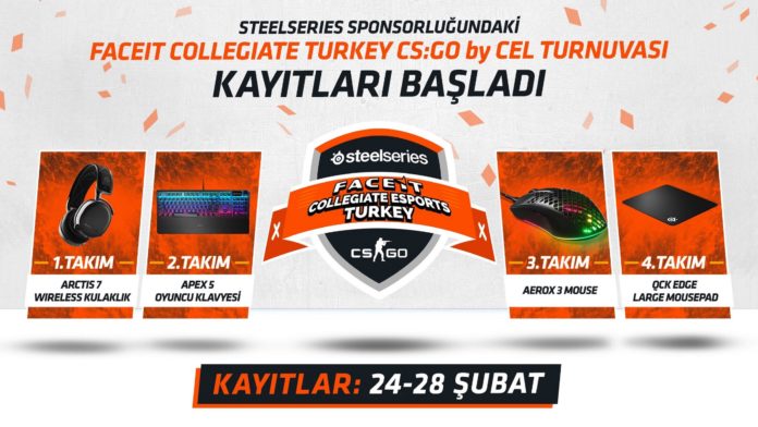 Faceit Collegiate Turkey CS:GO by CEL Turnuvası kayıtları başladı