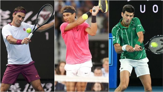 Roger Federer, Rafael Nadal ve Novak Djokovic'in hakimiyeti bitmiyor
