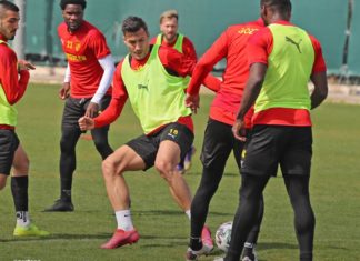 Göztepe, MKE Ankaragücü maçının hazırlıklarına başladı