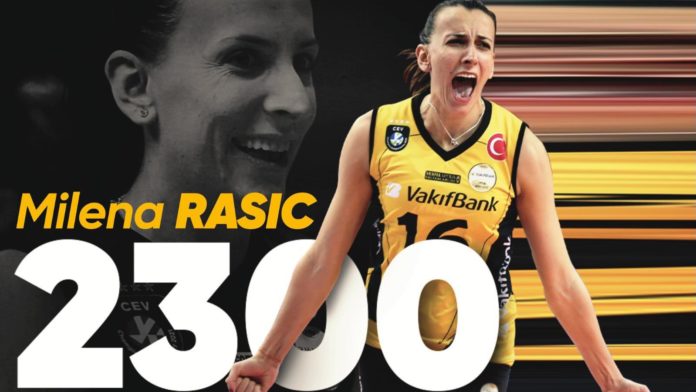 Milena Rasic, VakıfBank'ta 2 bin 300 sayı barajını geçti