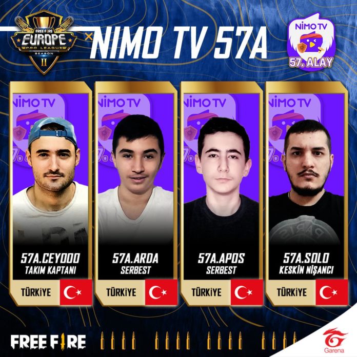 Avrupa Pro Lig sezon 2'de Türkiye'yi NimoTV 57.Alay temsil edecek