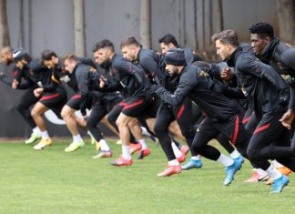 Galatasaray, Hatayspor maçının hazırlıklarını sürdürdü