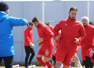 Sivasspor, Trabzonspor maçının hazırlıklarını sürdürdü