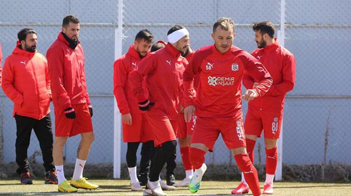 Sivasspor'da, Trabzonspor maçı hazırlıkları sürüyor