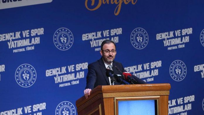 Bakan Mehmet Muharrem Kasapoğlu, Bingöl’e yapılacak gençlik ve spor yatırımlarını açıkladı