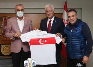 TÜFAD Genel Başkanı İsmail Dilber, Antalyaspor Başkanı Mustafa Yılmaz’ı ziyaret etti