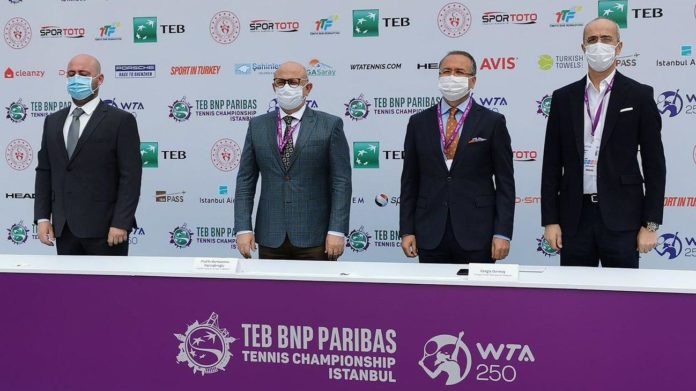 TEB BNP Paribas Tennis Championship İstanbul turnuvasının basın toplantısı gerçekleştirildi