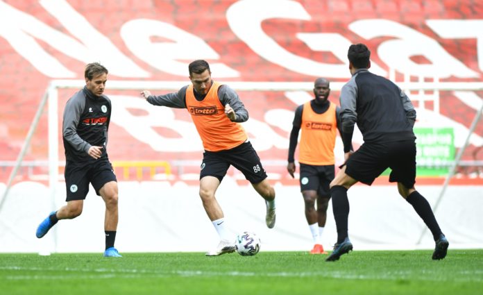 Konyaspor’da Kayserispor maçı hazırlıkları devam ediyor