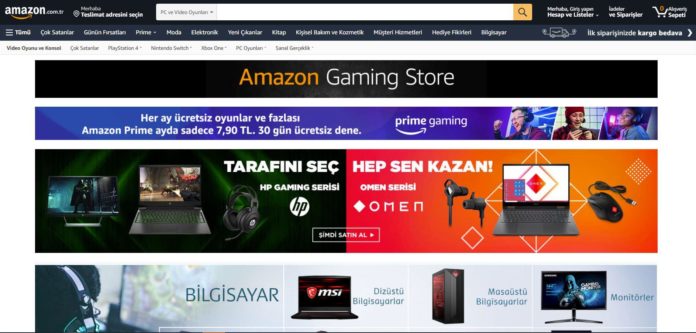 Amazon.com.tr’de ‘Gaming Store’ açıldı