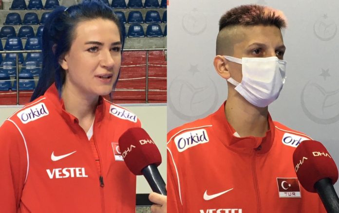 Milli voleybolcular Meryem Boz ve Ebrar Karakurt, gelecek için iddialı