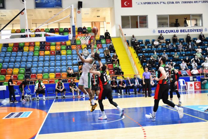 Konyaspor Basketbol-Semt77 Yalovaspor maç sonucu: 91-87