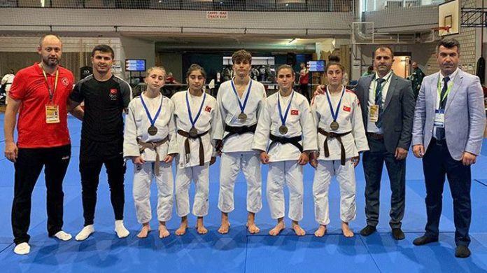 Ümitler Avrupa Judo Kupası'nda 5 bronz madalya