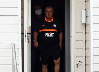 Galatasaray Teknik Direktörü Fatih Terim ilk idmanına çıktı