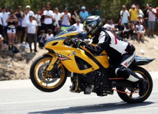 Motodrag yarışmasına 50 sporcu katıldı