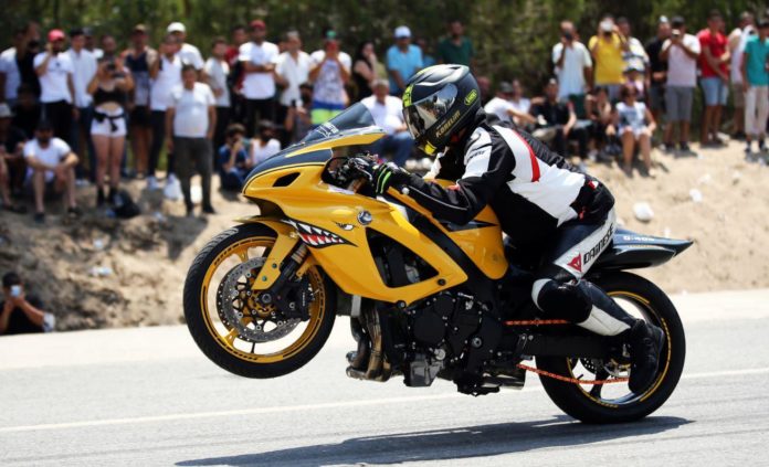 Motodrag yarışmasına 50 sporcu katıldı