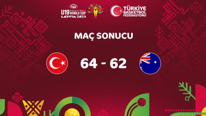 U19 Milli Takımı, Avustralya'yı devirdi: 64-62