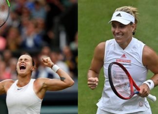 Aryna Sabalenka ve Angelique Kerber, Wimbledon'da yarı finalde