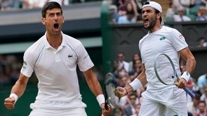 Djokovic – Berrettini Wimbledon final maçı hangi kanalda, saat kaçta?