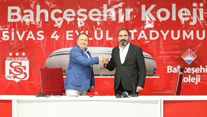 Bahçeşehir Koleji, Sivasspor’un maçlarını oynadığı Yeni 4 Eylül Stadyumu’na isim sponsoru oldu