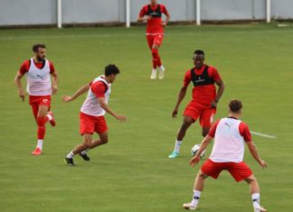 Sivasspor, Dinamo Batumi maçı hazırlıklarına başladı