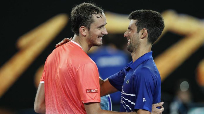 ABD Açık tek erkekler finalinde Djokovic ile Medvedev karşılaşacak