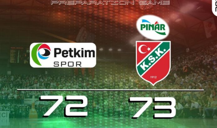 Aliağa Petkimspor-Pınar Karşıyaka maç sonucu: 72-73