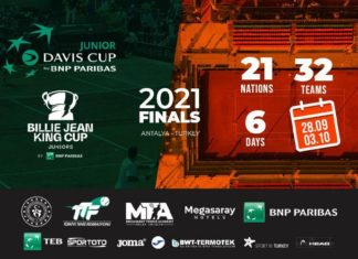 Junior Davis Cup ile Junior Billie Jean King Cup'ın açılış seremonisi yapıldı