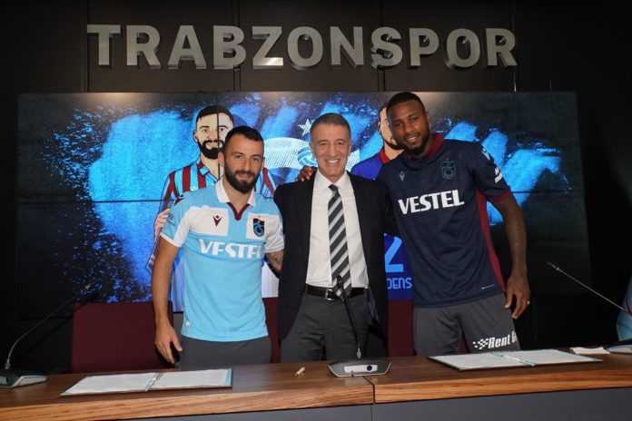 Trabzonspor'da Siopis ve Denswil’e imza töreni düzenlendi