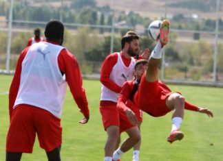 Sivasspor, Beşiktaş maçının hazırlıklarını sürdürdü