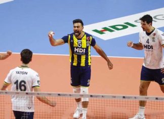 Voleybol: AXA Sigorta Efeler Ligi – Fenerbahçe HDI Sigorta: 3 – Avşar Maden Suyu Afyon Belediyesi Yüntaş: 0