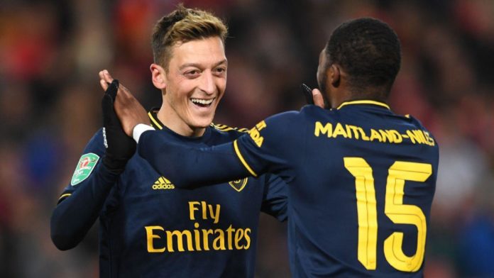 Maitland-Niles: Birlikte oynadığım en iyi oyuncu Mesut Özil