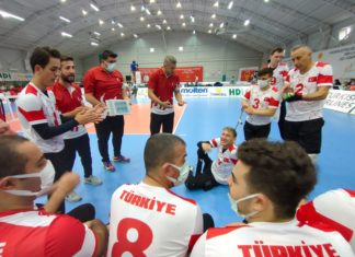 Avrupa Oturarak Voleybol Şampiyonası'nda 2. gün sona erdi