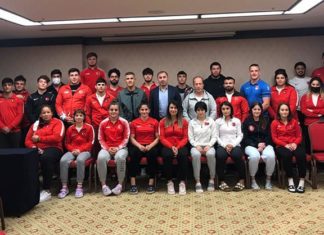 Judo Federasyonu Başkanı Sezer Huysuz, milli takımlar kampını ziyaret etti