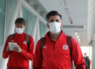 Sivasspor, Altay maçı için İzmir’e gitti