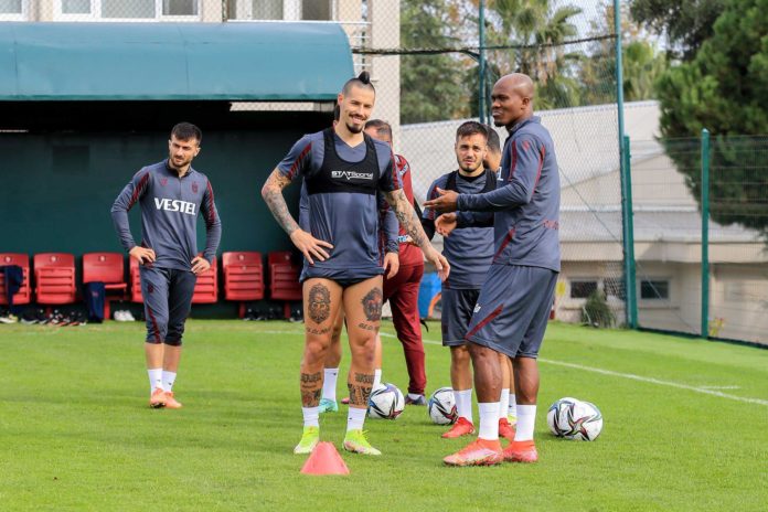 Trabzonspor, Beşiktaş maçı hazırlıklarını sürdürdü