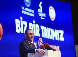 Bakan Kasapoğlu, Biz Bir Takımız Projesi'nin açılış törenine katıldı