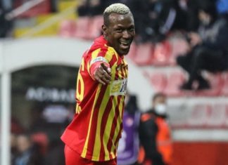 Kayserispor'da Thiam 9. golünü attı