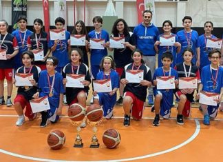 Okullar arası yıldızlar basketbol müsabakaları