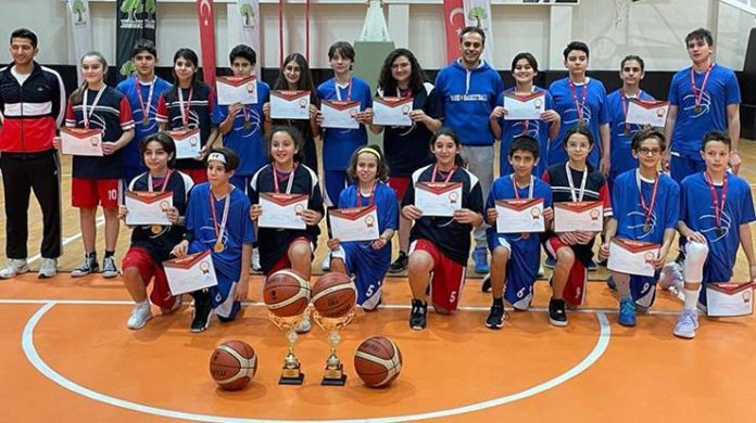 Okullar arası yıldızlar basketbol müsabakaları