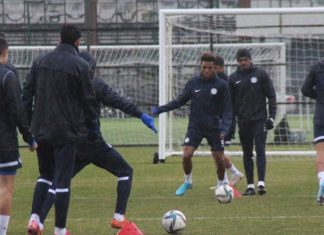 Çaykur Rizespor'da Gedson Fernandes ilk antrenmanına çıktı