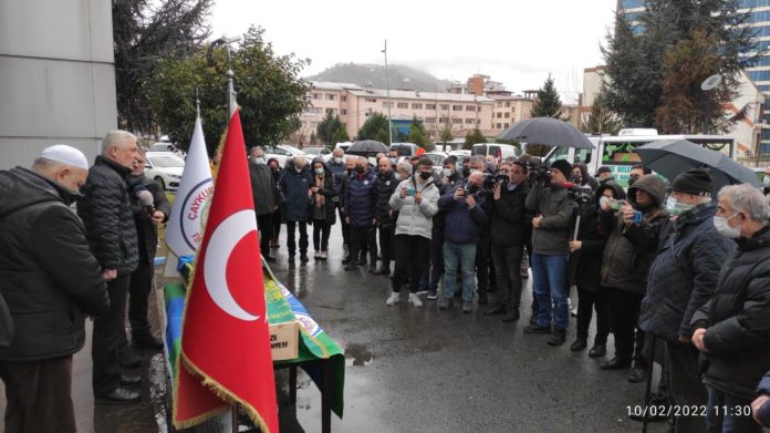 Çaykur Rizespor'un vefat eden eski başkanı Kürkçü'ye tören