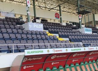 Alanyaspor'un stadında protokol ve VIP tribünleri yenileniyor